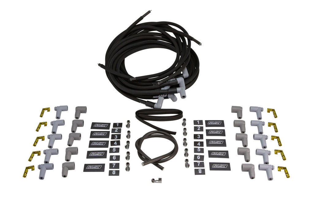 FAST ELECTRONICS 295-0082 Spark Plug Wire Set 8.5mm w/Sleeve 90 Degree