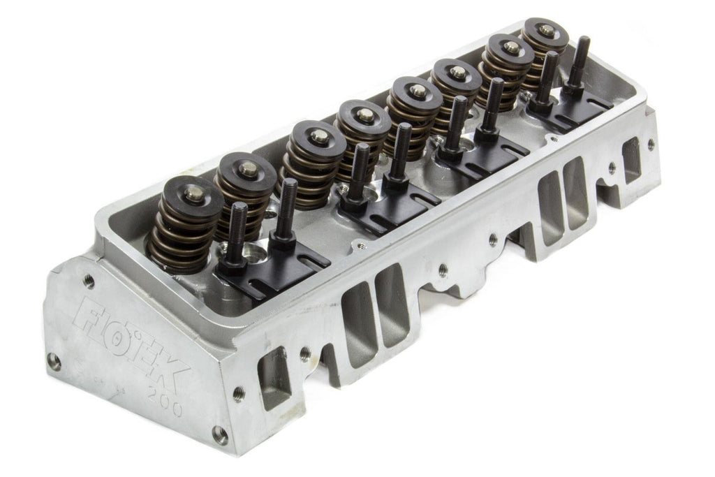 FLOTEK 101505 SBC 180cc Alum Cyl Head 64cc 2.02/1.60 A/P Assm