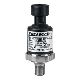 FUELTECH USA 5005100217-BLK 0-500 PSI Pressure Sensor (Black Series)