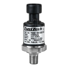 Load image into Gallery viewer, FUELTECH USA 5005100220-BLK 0-3000 PSI Pressure Sensor (Black Series)