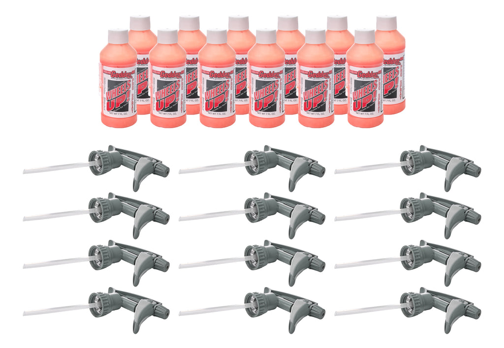 GEDDEX 115B12 Pro Spray Wheelie Bar Ma rker Orange Case 12x7oz