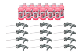 GEDDEX 115C12 Pro Spray Wheelie Bar Marker Pink Case 12x7oz