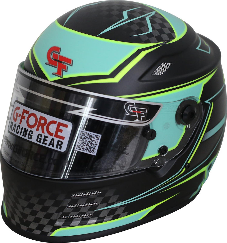 G-FORCE 13005SMLTL HELMET REVO GRAPHICS SML TEAL SA2020