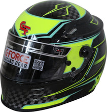Load image into Gallery viewer, G-FORCE 13005SMLYL HELMET REVO GRAPHICS SML YELLOW SA2020