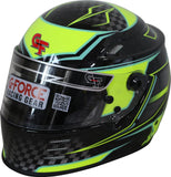 G-FORCE 13005SMLYL HELMET REVO GRAPHICS SML YELLOW SA2020