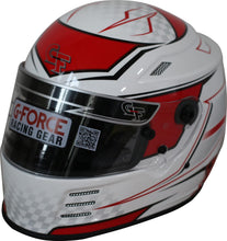Load image into Gallery viewer, G-FORCE 13005XSMRD HELMET REVO GRAPHICS XSM RED SA2020