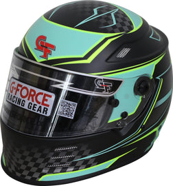 G-FORCE 13005XXLTL HELMET REVO GRAPHICS XXL TEAL SA2020