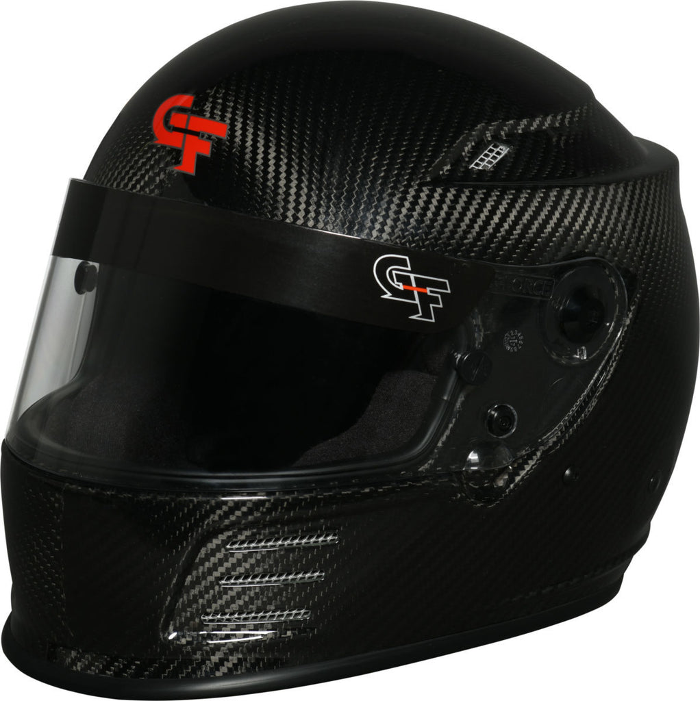 G-FORCE 13006MEDBK Helmet Revo Medium Carbon SA2020