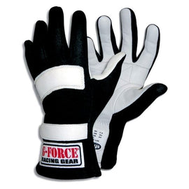 G-FORCE 4101CMDBK GF5 Racing Gloves Child Medium Black