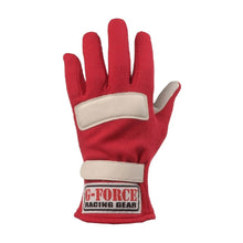Load image into Gallery viewer, G-FORCE 4101LRGRD G5 Racing Gloves Large Red