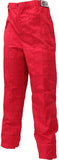 G-FORCE 4127CSMRD Pants GF125 Child Small Red