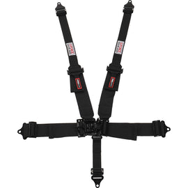 G-FORCE 6600BK 5pt Harness L&L HNR Indiv PD SFI 16.1