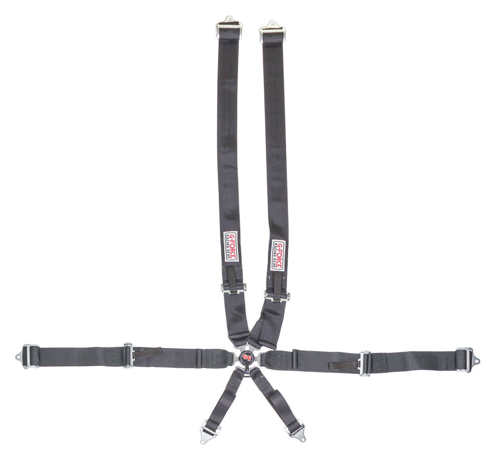 G-FORCE 7101BK Harness Camlock Black 6pt