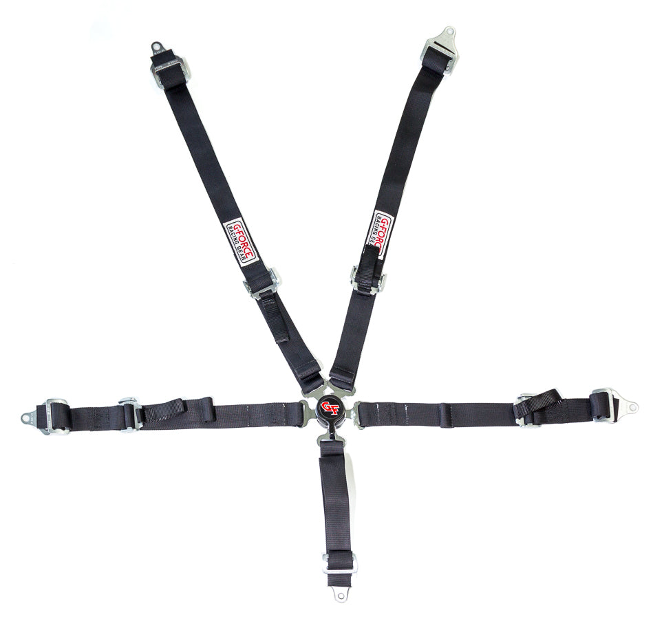 G-FORCE 7460BK Harness Camlock Junior Black 5-pt