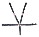 G-FORCE 7460BK Harness Camlock Junior Black 5-pt