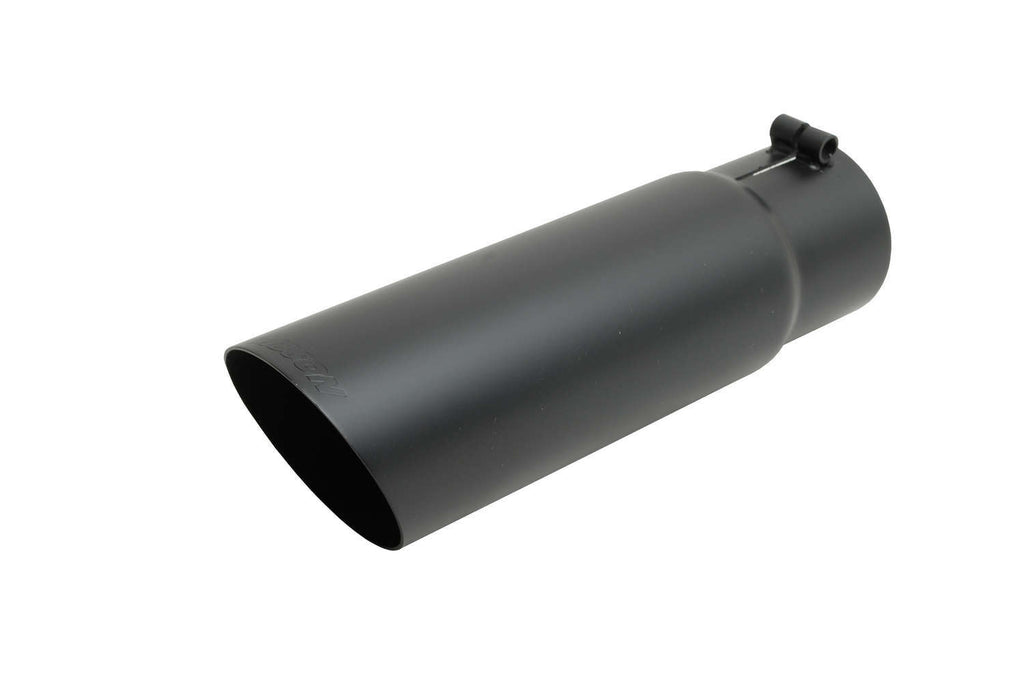 GIBSON EXHAUST 500553-B Gibson Exhaust 500553-B Black Ceramic Coated Clamp-On Exhaust Tip for 2.25-inch Inlet and 4-inch Outlet