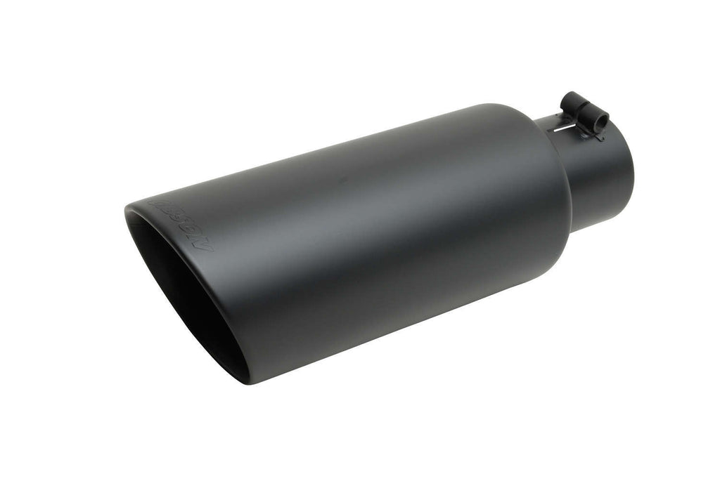 GIBSON EXHAUST 500637-B Black Ceramic Double Wal led Angle Exhaust Tip