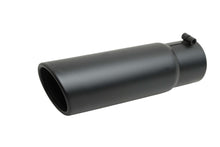 Load image into Gallery viewer, GIBSON EXHAUST 500641-B Black Ceramic Rolled Edg e Angle Exhaust Tip