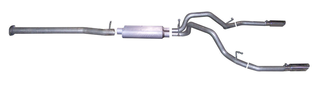GIBSON EXHAUST 5627 Cat-Back Dual Split Exha ust System  Aluminized