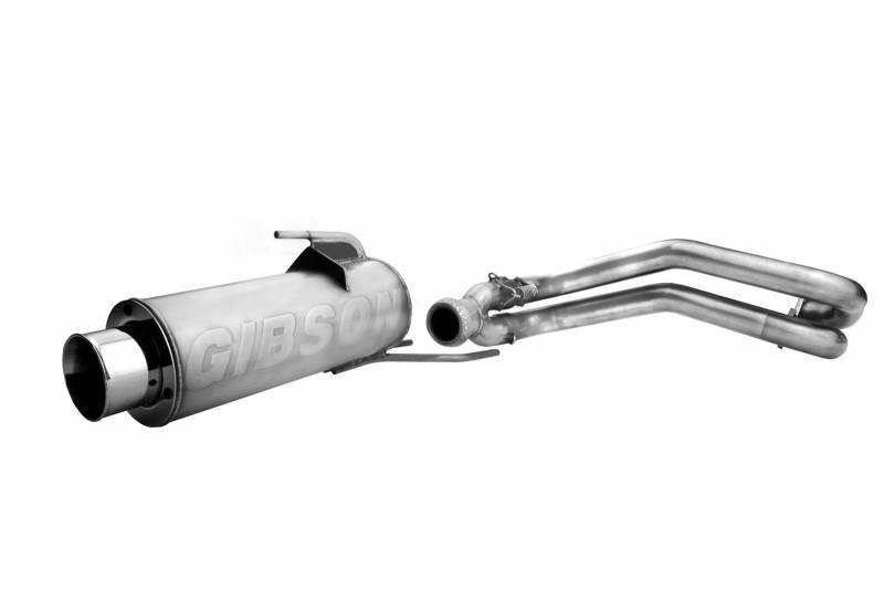GIBSON EXHAUST 98001 Polaris UTV Single Exhau st  Stainless