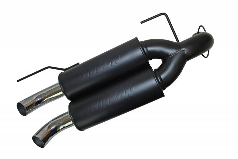 GIBSON EXHAUST 98014 Polaris UTV Dual Exhaust Black Ceramic