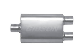 GIBSON EXHAUST BM0110 MWA 3.0in Center/3.0in D ual Oval Muffler  Stainl
