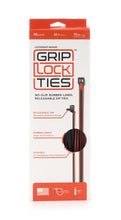 Load image into Gallery viewer, GRIP LOCK TIES G12-BKOG-X48 GRIP LOCK TIES 12-Inch Releasable Zip Ties with Rubber Lined Orange and Black Nylon, Set of 48