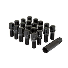 Load image into Gallery viewer, GORILLA K5BS-14150X27BGR GORILLA K5BS-14150X27BGR 14 mm x 1.5 Thread Acorn Lug Nut Set, Black Chrome, 20 Pieces