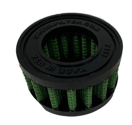 GREEN FILTER 7413 GREEN FILTER Part 7413 Round Reusable Cotton Air Filter for Universal Applications