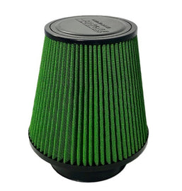 GREEN FILTER 7474 GREEN FILTER Cone Air Filter 7474 – Reusable Cotton Conical Air Intake for Vehicles