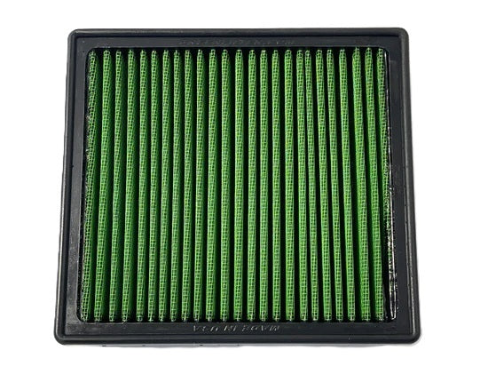 GREEN FILTER 7487 GREEN FILTER Reusable Cotton Panel Air Filter for Jeep Wrangler with Mopar Gen III Hemi - Part 7487
