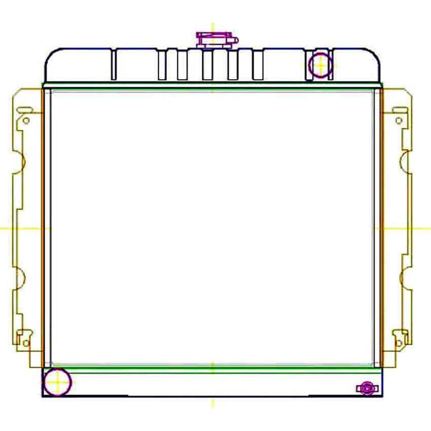 GRIFFIN 5-00159 GRIFFIN Radiator for 1970-1978 Mopar B-Body Vehicles - Part 5-00159