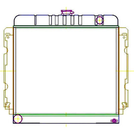 GRIFFIN 5-00159 GRIFFIN Radiator for 1970-1978 Mopar B-Body Vehicles - Part 5-00159
