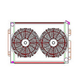 GRIFFIN CU00009 Radiator Combo Unit GM A & F Body w/o Trans Clr
