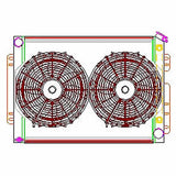 GRIFFIN CU70009 Radiator Combo Unit GM A & F Body