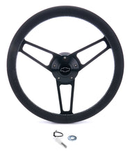 Load image into Gallery viewer, GRANT 1906-2 Billet Classic Series Black Wheel Chevy Logo