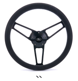 GRANT 1907-1 Billet Classic Series Black Wheel Ford Logo