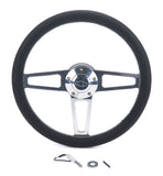 GRANT 1911-1 Billet Classic Series Black Wheel Chevy Logo