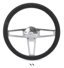 GRANT 1912-1 Billet Classic Series Black Wheel Ford Logo