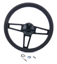 Load image into Gallery viewer, GRANT 1916-1 Billet Classic Series Black Wheel Chevy Logo