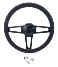 Load image into Gallery viewer, GRANT 1916-2 Billet Classic Series Black Wheel Chevy Logo