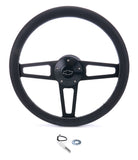 GRANT 1916-2 Billet Classic Series Black Wheel Chevy Logo