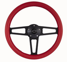 Load image into Gallery viewer, GRANT 1916R Billet T Series Red Wrap ped Steering Wheel