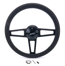 Load image into Gallery viewer, GRANT 1919 T Series Blk Wheel Jeep Logo/Install Kit