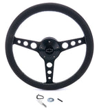 GRANT 1926-2 Billet Classic Series Black Wheel Chevy Logo