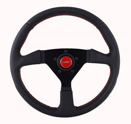 GRANT 625 Steering Wheel 13.75in Wrapped w/Red