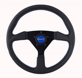 GRANT 626 Steering Wheel 13.75in Wrapped w/Blue