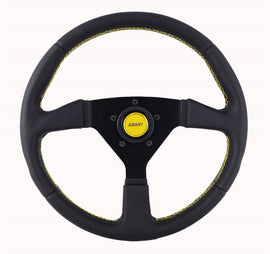 GRANT 627 Steering Wheel 13.75in Wrapped w/Yellow
