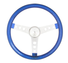 Load image into Gallery viewer, GRANT 8446 Steering Wheel Mtl Flake Blue/Spoke Chrm 13.5