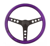 GRANT 8453 Steering Wheel Mtl Flake Purple/Spoke Blk 13.5
